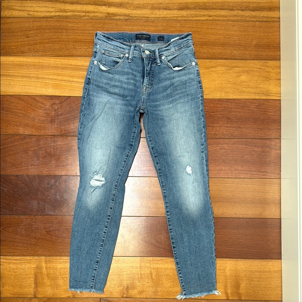 Lucky Brand Blue Skinny Jeans with Tapered Fit